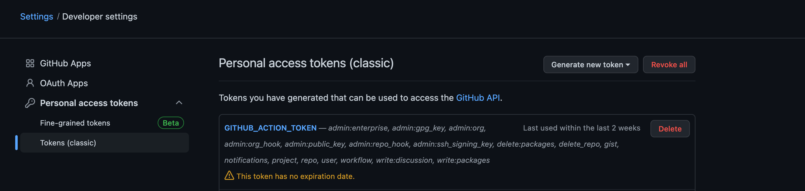 hugo_personal_access_tokens